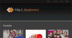 Desktop Screenshot of filipmarkiewicz.pl